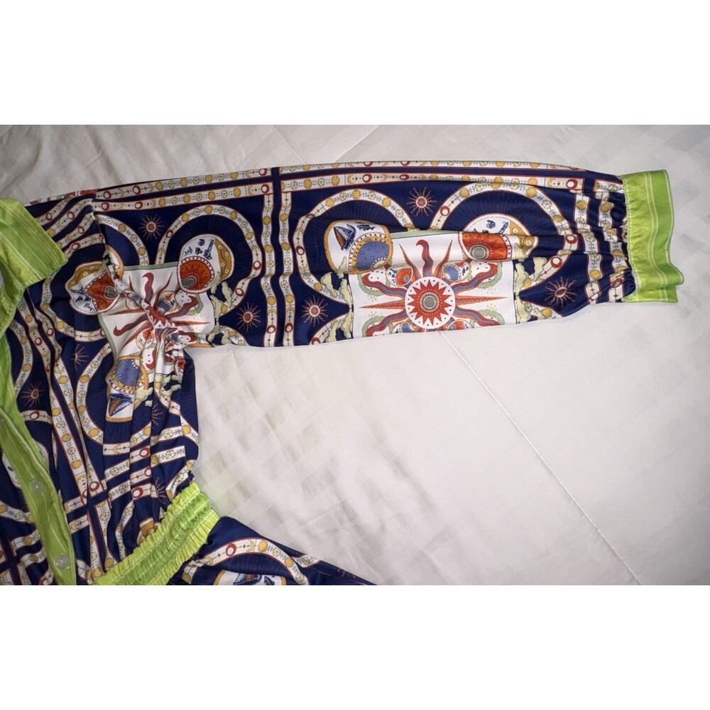 Fashion Nova Romper Long sleeves Nautical Sun Plus Sz 1x Cute!! - Picture 3 of 8